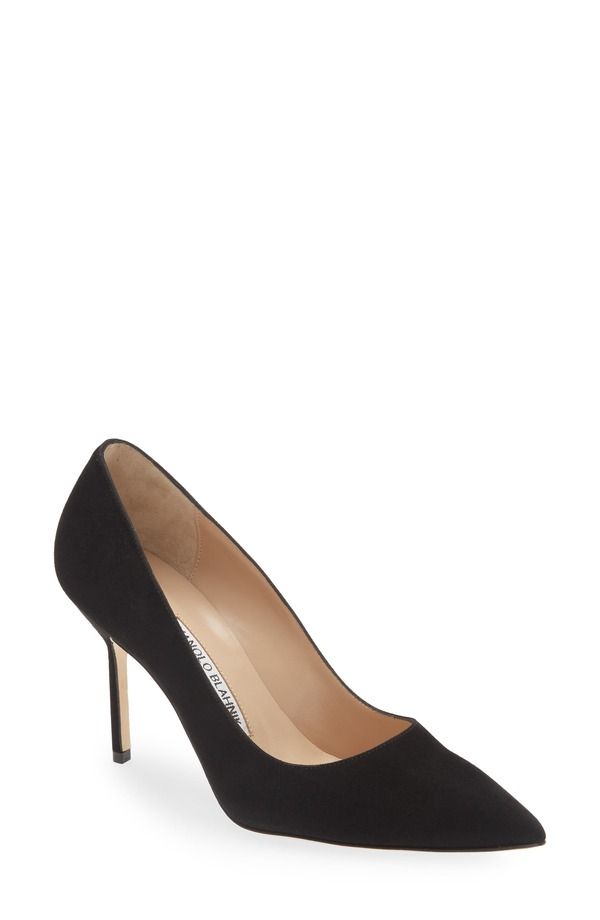 マノロ ブラニク レディース シューズ パンプス Manolo Blahnik BB Pointed Toe Pump Black ブラック 140,400円