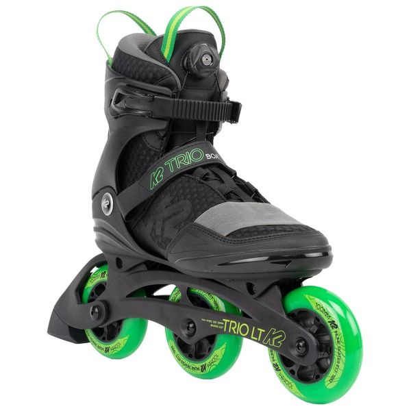 ケーツー メンズ シューズ スニーカー K2 Trio LT 100 BOA Mens Inline Skates BlackGreen ブラック