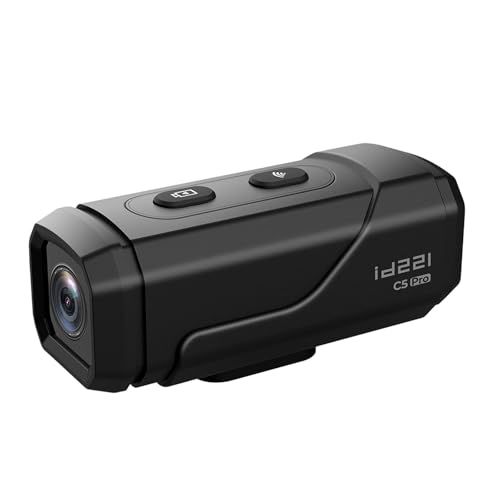 MAXWIN ドライブレコーダー バイク用 4K EIS 手ブレ補正 9時間連続録画 500万画素 55fps 3種類取付マウント id-C5Pro | バッテリー内蔵 キックボード スクーター 2輪車向け自転車用pms