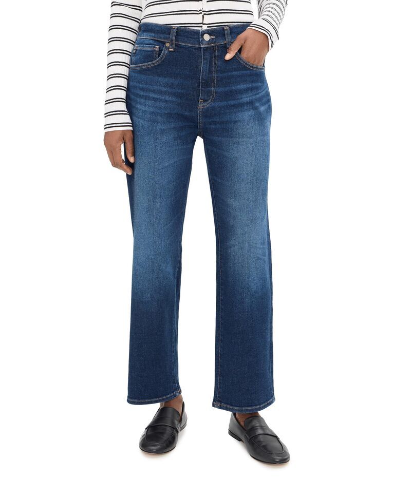 エージージーンズ レディース ボトムス デニムパンツ AG Jeans Brinley MidRise Straight Crop in Outspoken 41,470円