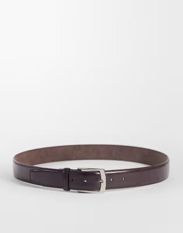 ジャック アンド ジョーンズ メンズ アクセサリー ベルト レザー フェイクレザー Jack Jones faux leather belt Brown stone ブラウン