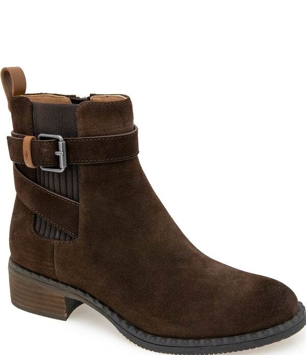 ジェントルソウルズ レディース シューズ ブーツ・レインブーツ スエード チェルシー Gentle Souls Bolton Suede Buckled Strap Chelsea Booties C 49,080円