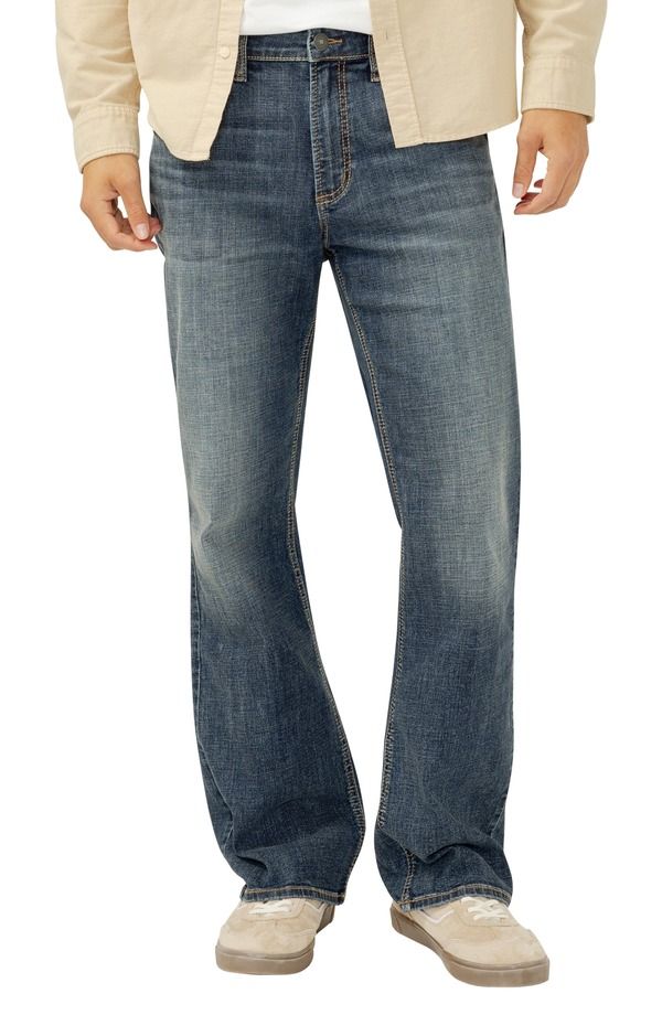 シルバー ジーンズ メンズ ボトムス デニムパンツ ブーツカット ブーツ Silver Jeans Co Craig Bootcut JeansHORE