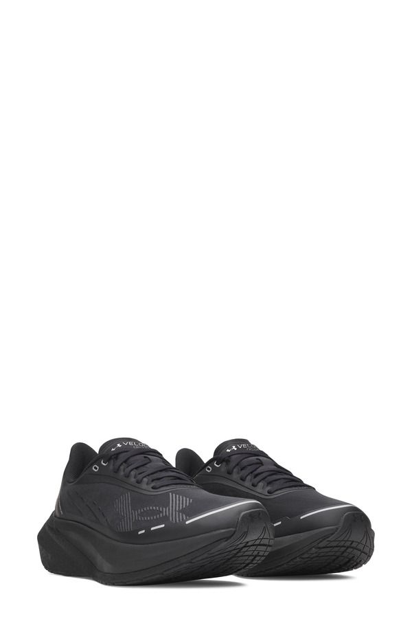 アンダーアーマー レディース シューズ スニーカー Under Armour UA Velociti Distance Running Shoe Women BLACK METALLIC GUN ME