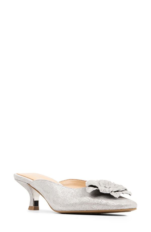 ドナルドプリネール レディース シューズ ヒール Donald Pliner Kalinna Square Toe Mule Women SILVER シルバー 43,080円