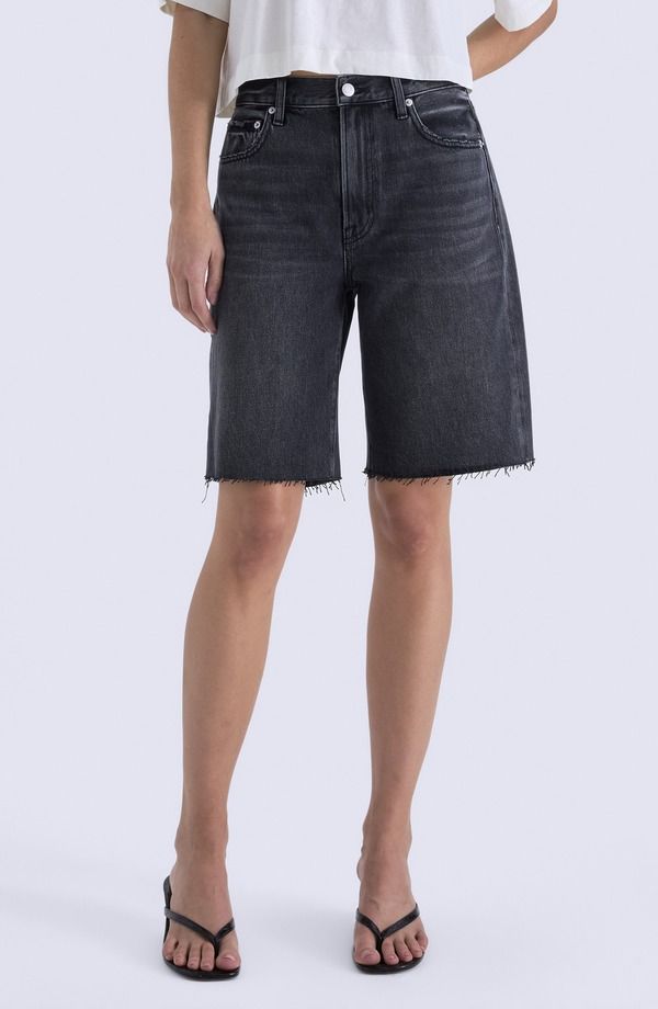 ピストーラ レディース ボトムス デニムパンツ ショートパンツ Pistola Nolan Denim Raw Hem Bermuda Shorts NIGHT CLUB デニム