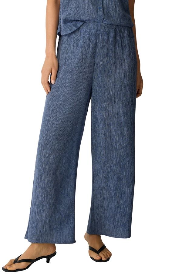 エイリーンフィッシャー レディース ボトムス カジュアルパンツ ワイドレッグ アンクル Eileen Fisher Ankle Wide Leg Pants CORNFLOWER