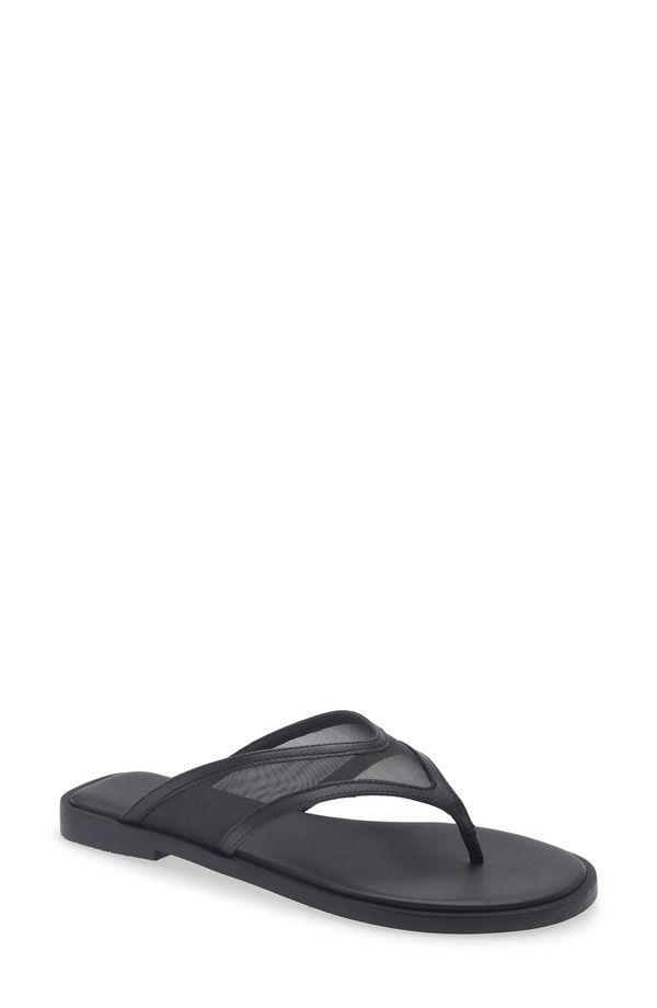 フレダサルバドール レディース シューズ サンダル メッシュ Freda Salvador Halle Mesh Flip Flop Women BLACK MESH ブラック