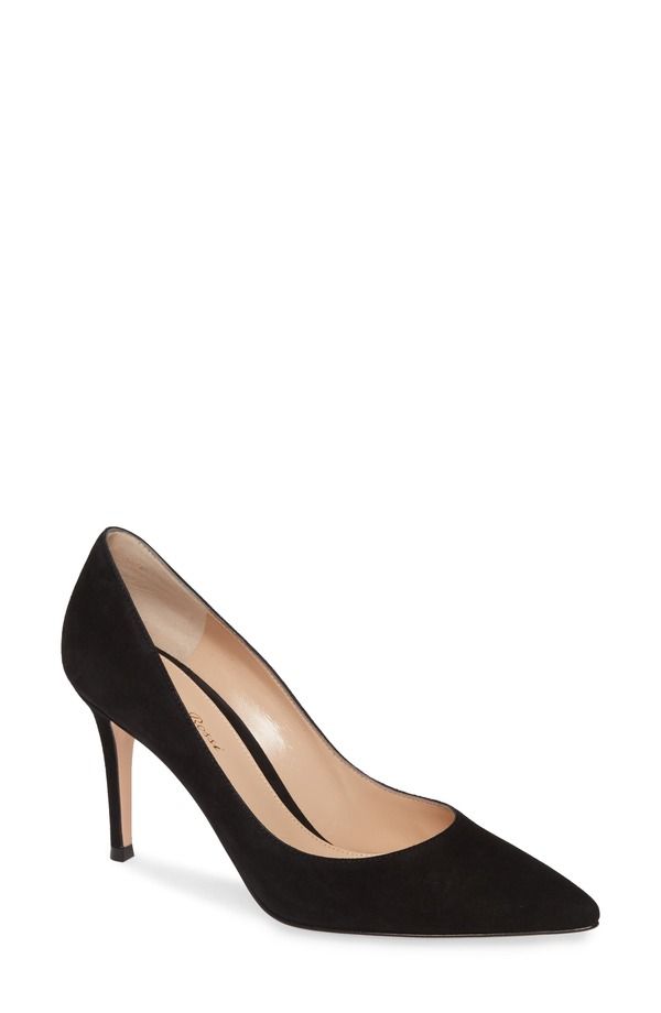 ジャンヴィト ロッシ レディース シューズ スニーカー Gianvito Rossi Pointed Toe Pump BLACK ブラック