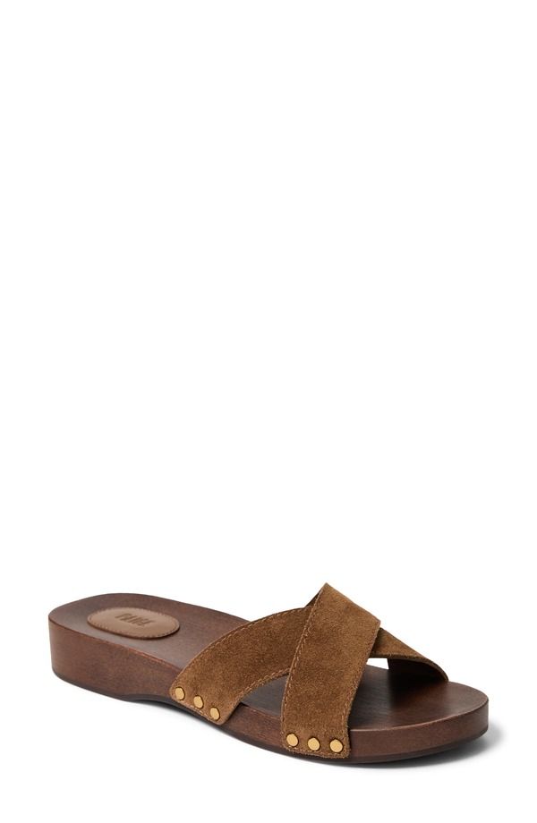 ペイジ レディース シューズ ヒール サンダル PAIGE Inez Slide Sandal Women CHESTNUT