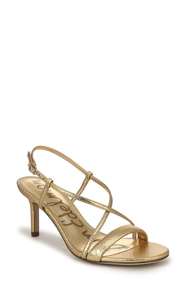 サムエデルマン レディース シューズ ヒール サンダル Sam Edelman Ginny Strappy Sandal Women AMBER GOLD アンバー