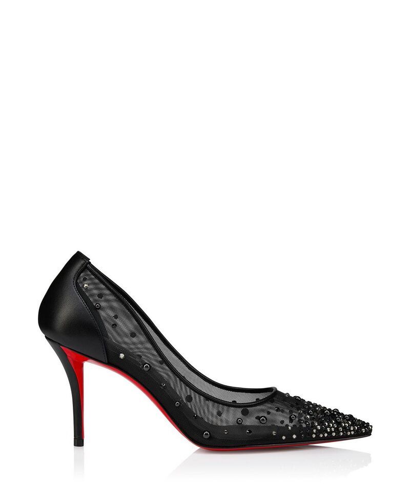 クリスチャン・ルブタン レディース シューズ パンプス Christian Louboutin Womens Miss Z Degrastrass Perla 80mm Pumps Black ブラッ