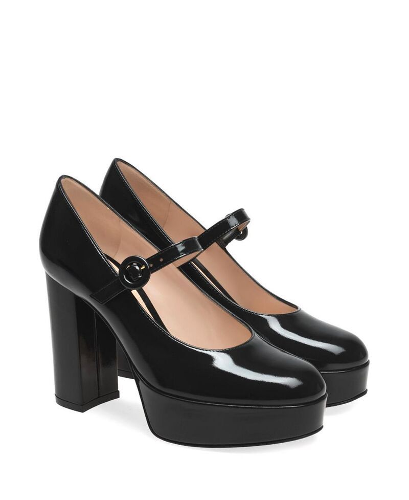 ジャンヴィト ロッシ レディース シューズ パンプス Gianvito Rossi Womens Aurora Pumps Black Lamb Leather ブラック