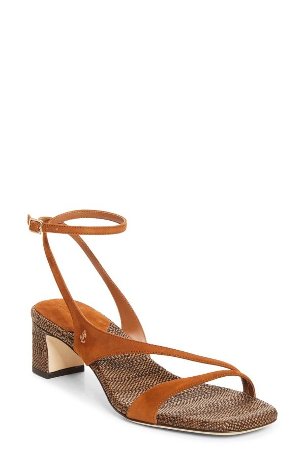 ジミーチュー レディース シューズ スニーカー サンダル アンクル Jimmy Choo Faye Ankle Strap Sandal Women TAN タン