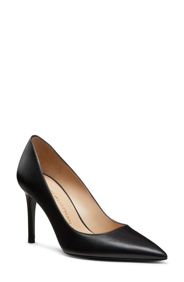 スチュアート ワイツマン レディース シューズ パンプス Stuart Weitzman Stuart Power 85 Pump BLACK CALF ブラック