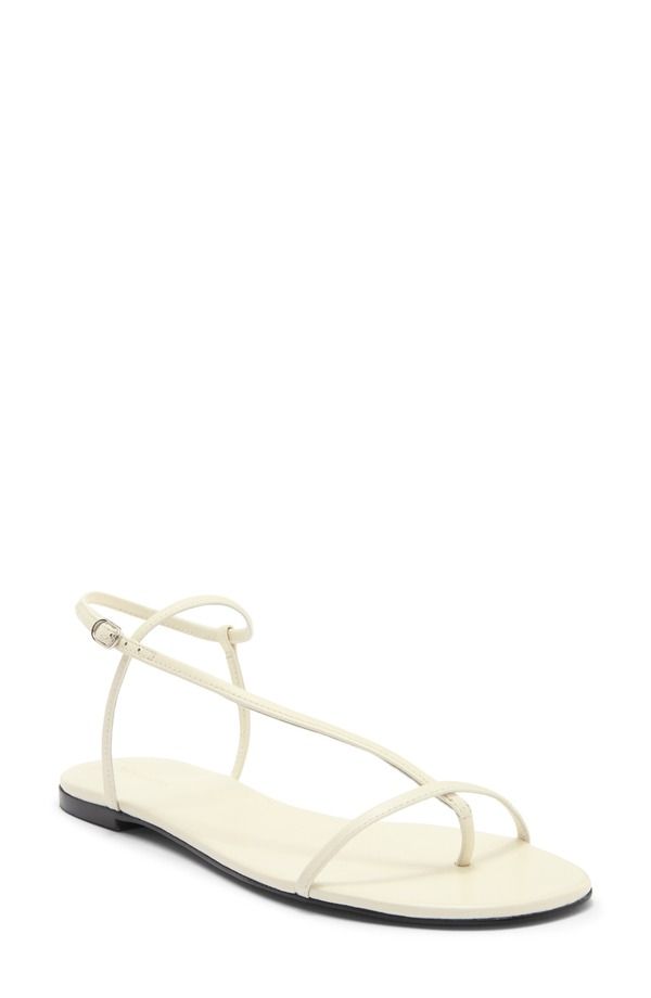 リフォーメーション レディース シューズ サンダル Reformation Pina Flat Sandal Women WHITE LEATHER ホワイト 42,770円
