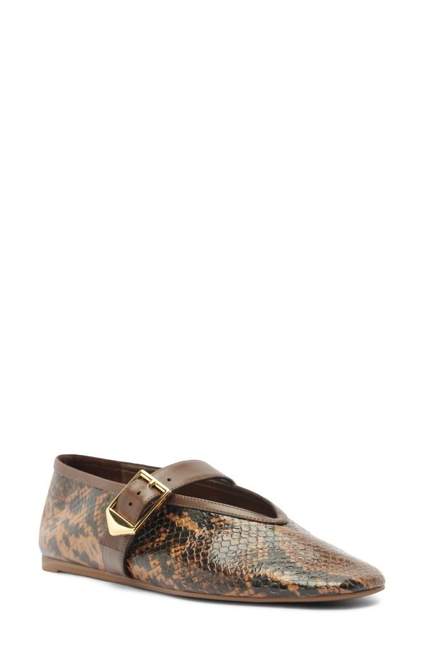 シュッツ レディース シューズ パンプス Schutz Vicki Buckle Mary Jane Flat Women PECAN BROWN ブラウン 38,220円