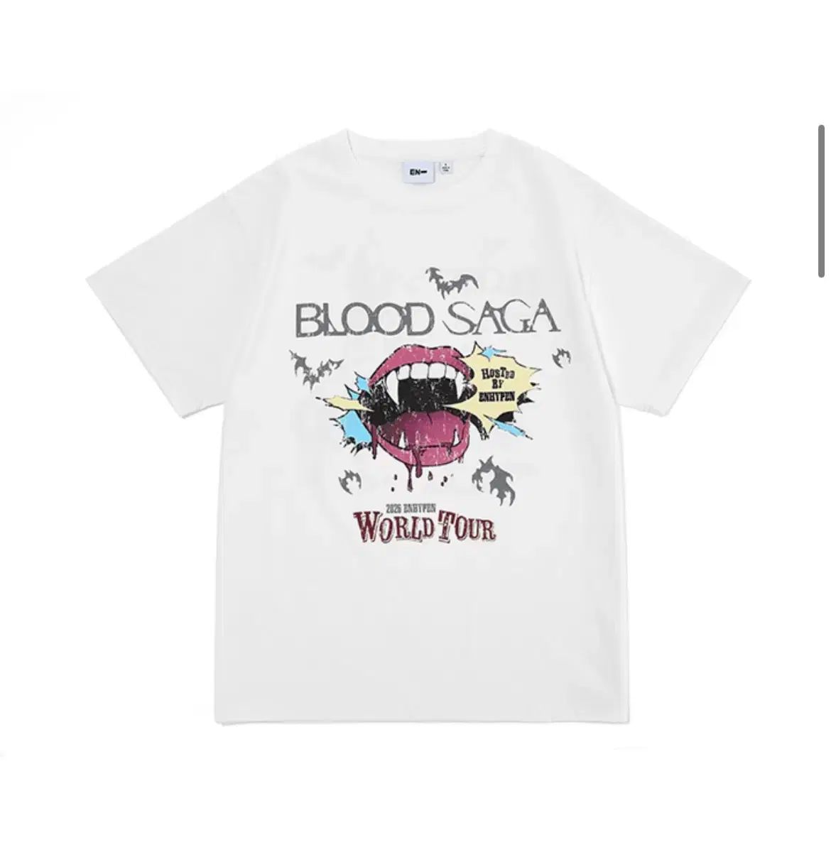 ENHYPEN（エンハイプン・エナプ） DARK BLOOD Tシャツ 白 s