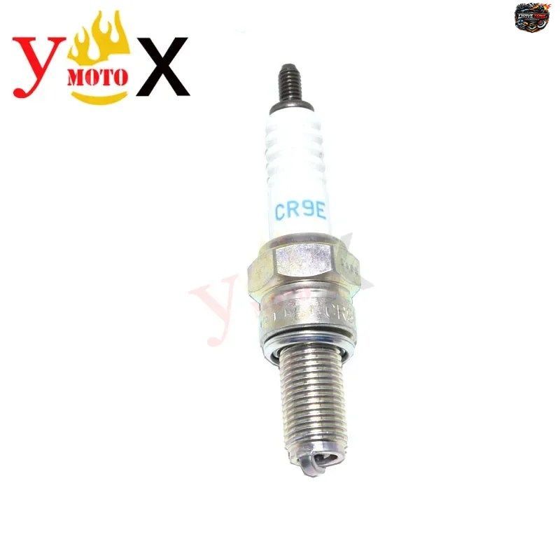 カワサキ、スズキ、ヤマハ、ベネリの4ストロークスポーツストリートバイク用、ニッケル合金スパークプラグ 10mm 19mm CR9E