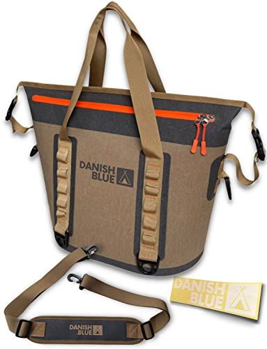 【プロ監修：兵庫発ブランド】 ソフトクーラー 20L 最強 防水 小型 DANISH BLUE?【クールクーラー】 防水 ・ 保冷力 ・ 保温力 ・ 耐久性 ◎でデザインにも拘った ソフトクーラーボックス を作りました 防汚素材 拭くだけお手入れ ソフトpms 15,454円