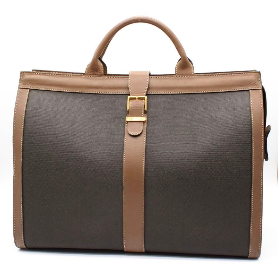 dunhill ボストンバッグ 旅行カバン ビジネスバッグ PVC ブラウン EG850715-000718