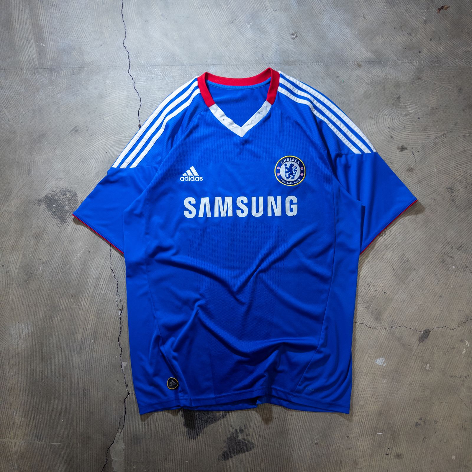 古着 20年代 adidas アディダス ゲームシャツ サッカーユニフォーム チェルシーFC メンズL