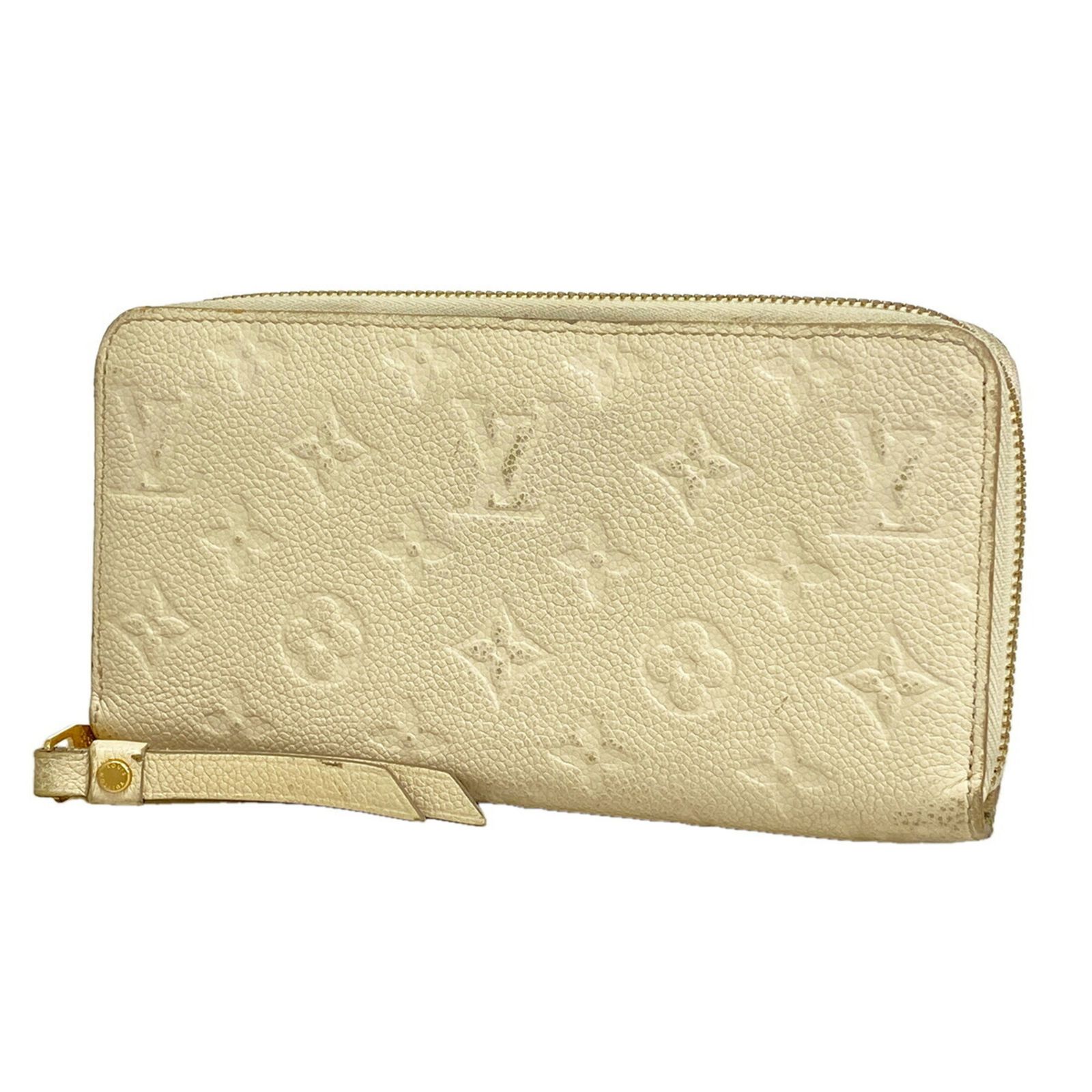 ルイ・ヴィトン(Louis Vuitton) ルイ・ヴィトン 長財布 モノグラム・アンプラント ジッピーウォレット M60546 ネージュレディース