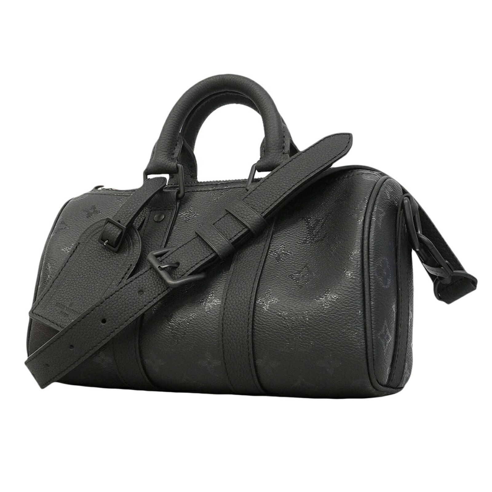 ルイ・ヴィトン(Louis Vuitton) ルイ・ヴィトン ハンドバッグ モノグラム・ミッドナイト キーポルバンドリエール25 M28369 ブラック 2wayバッグメンズ