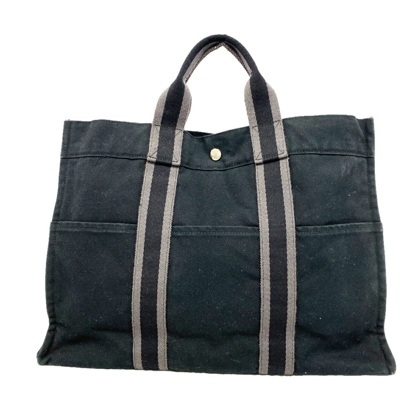 エルメス(Hermes) エルメス トートバッグ フールトゥMM キャンバス ブラック メンズ レディース P3255882 14,808円