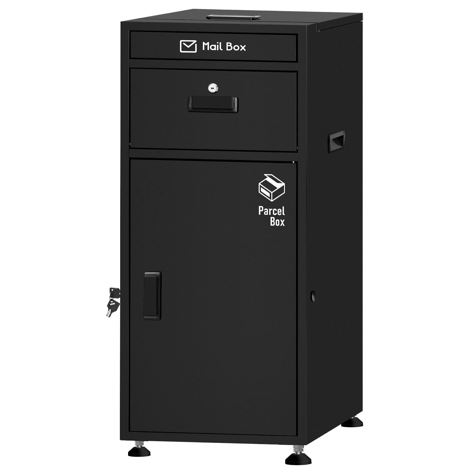 ☆新品☆SUNLiGHT 宅配ボックス 複数投函可能 宅配BOX 150L大容量 扉左右付け替え可能 屋外 防水 ポスト一体型 組立不要 大型 置き配 配達ボックス 盗難防止 戸建て用 個人宅 ステッカー付 使いやすい ee060b09