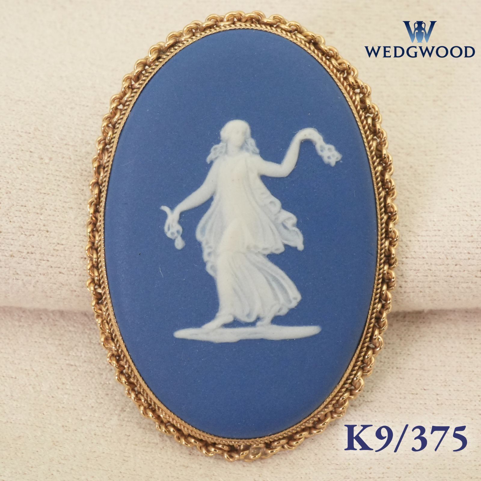 ウェッジウッド K9(375) ブローチ ブルー 女性 /26-0637 29,770円