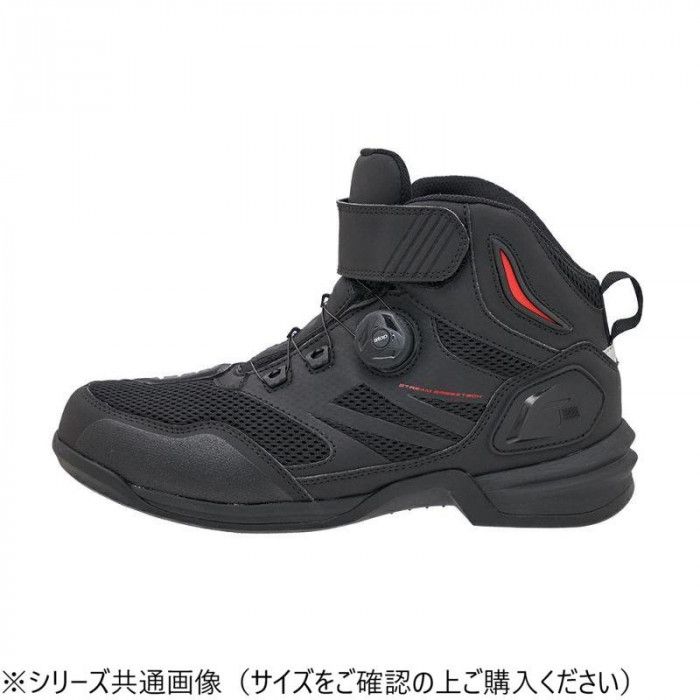 メッシュ素材で通気性のよいライディングシューズ NANKAI ナンカイ STREAM BREEZ TECH3 ライティグシューズ NS-37 25.0cm ブラック 13,006円