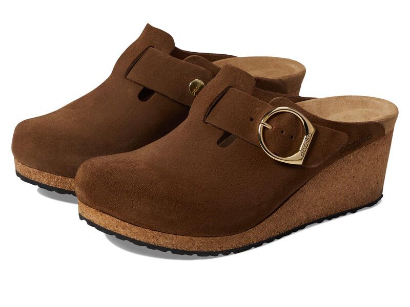 ビルケンシュトック レディース シューズ サンダル スエード Papillio by Birkenstock Fanny Wedge Clog Suede Dark Tea 26,128円