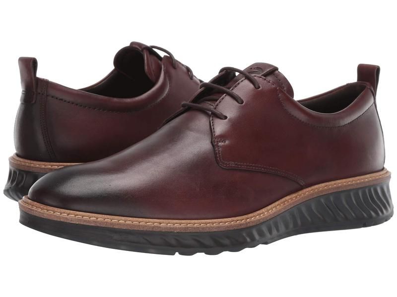 エコー メンズ シューズ オックスフォード ECCO ST1 Hybrid Plain Toe Tie Cognac
