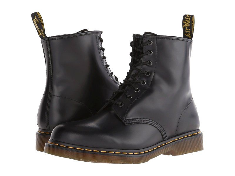 ドクターマーチン メンズ シューズ ブーツ・レインブーツ レザー Dr Martens 1460 Smooth Leather Boot Black Smooth ブラック