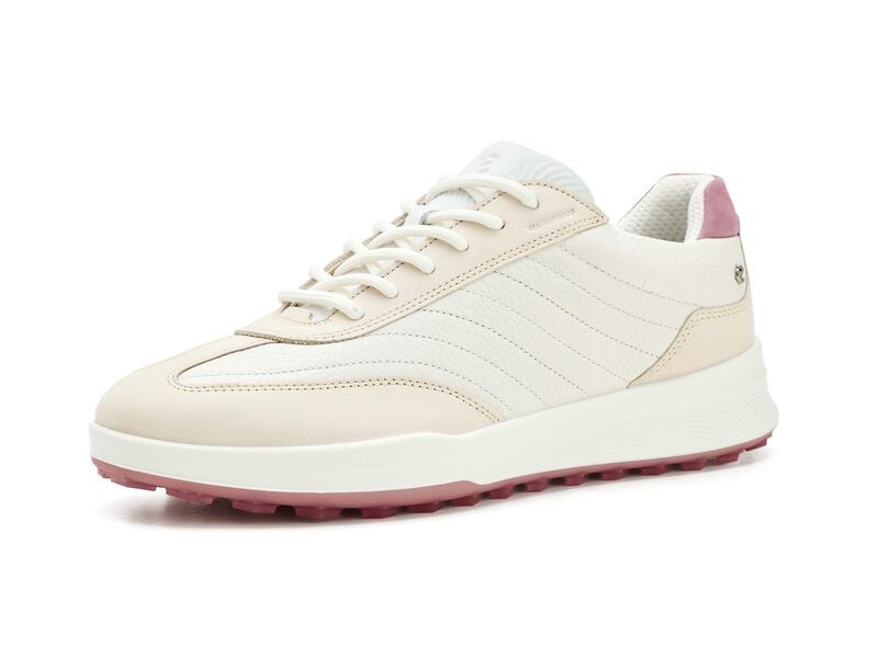 エコー レディース シューズ スニーカー レース ECCO Golf Street Vibe Waterproof LaceUp LimestoneWhite ホワイト