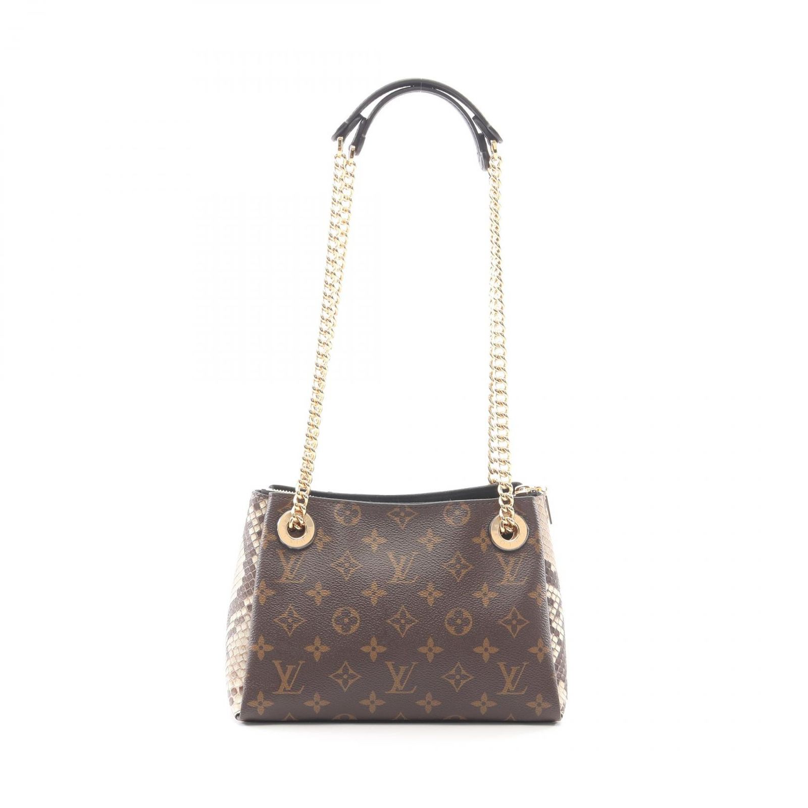 ルイ・ヴィトン LOUIS VUITTON ショルダーバッグ スレンヌBB モノグラム N96952 PVCコーティングキャンバス エキゾチックレザー スレンヌBB レディース Used B