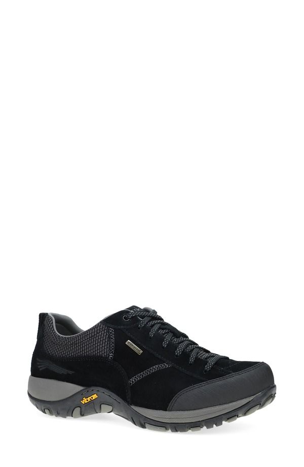 ダンスコ レディース シューズ スニーカー Dansko Paisley Waterproof Sneaker Black Suede Grey Smooth ブラック