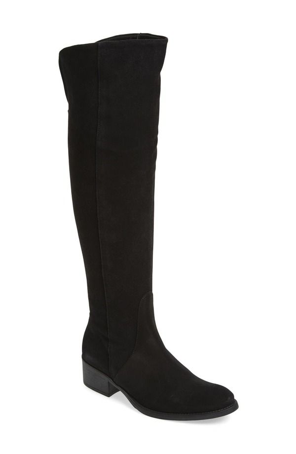 トニーポンズ レディース シューズ ブーツ・レインブーツ トール Toni Pons Tallin OverTheKnee Riding Boot Black Suede ブラック