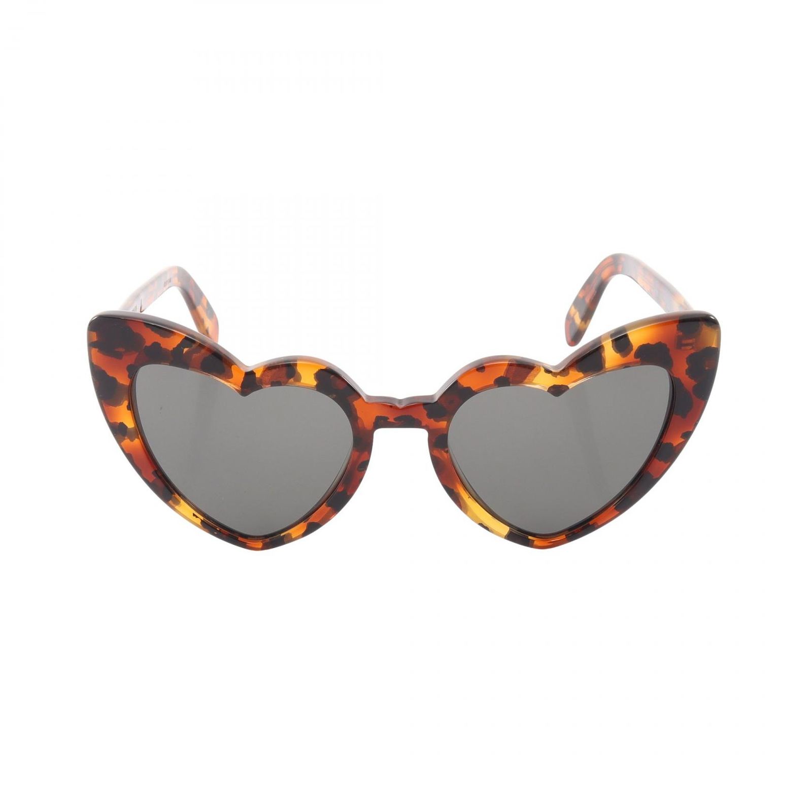 サンローランパリ SAINT LAURENT PARIS サングラス ハートシェイプ レオパード SL181 その他 サングラス レディース Used A