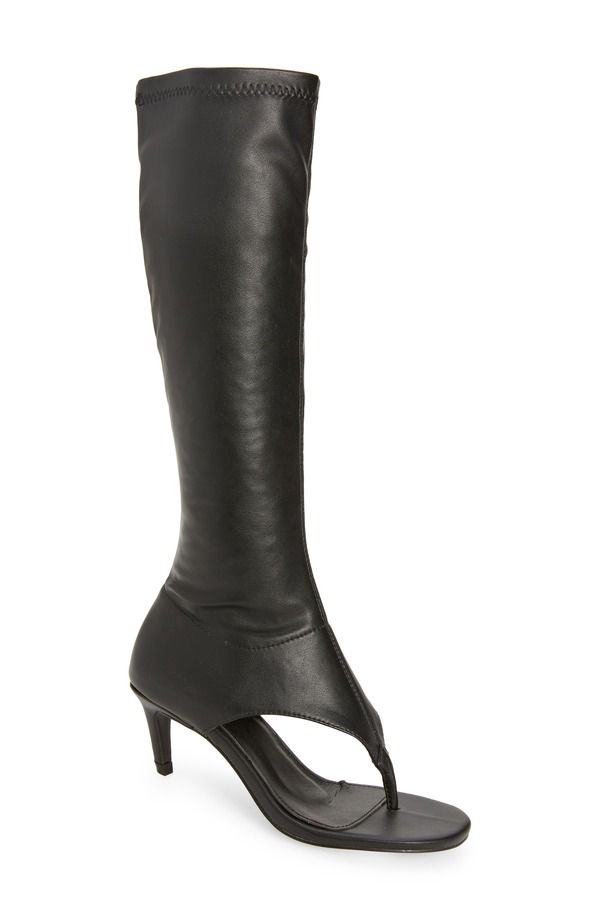 アザレア ワン レディース シューズ ブーツ・レインブーツ AZALEA WANG Cecile Flip Flop Boot Black ブラック