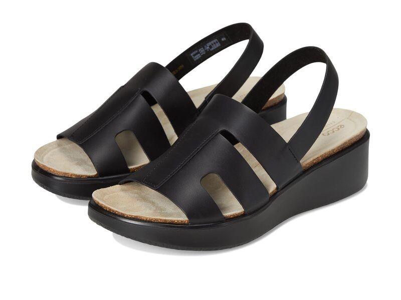 エコー レディース シューズ ヒール サンダル ECCO Flowt Wedge Cork Oasis Sandal Black ブラック 26,520円