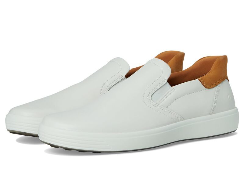 エコー メンズ シューズ スニーカー ECCO Soft 7 Easy Slip On Sneaker WhiteLion ホワイト