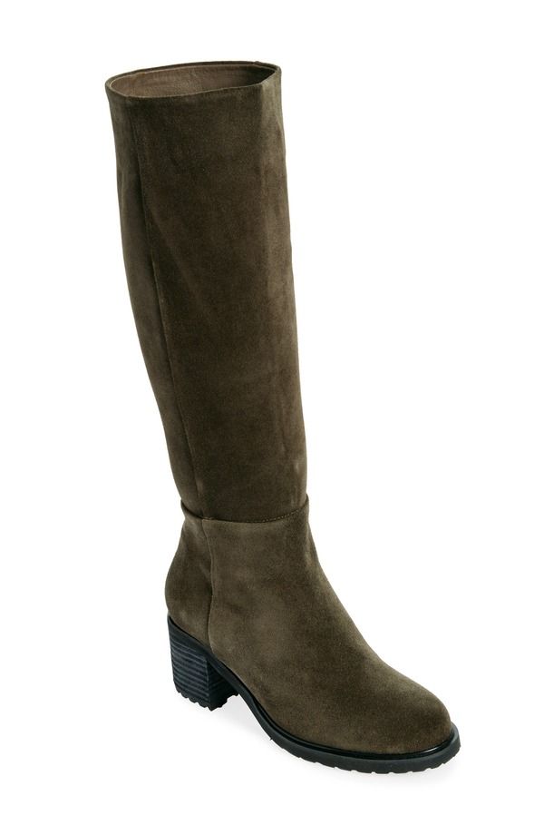 ショコラブルー レディース シューズ ブーツ・レインブーツ Chocolat Blu Ninna Knee High Boot Olive Suede オリーブ