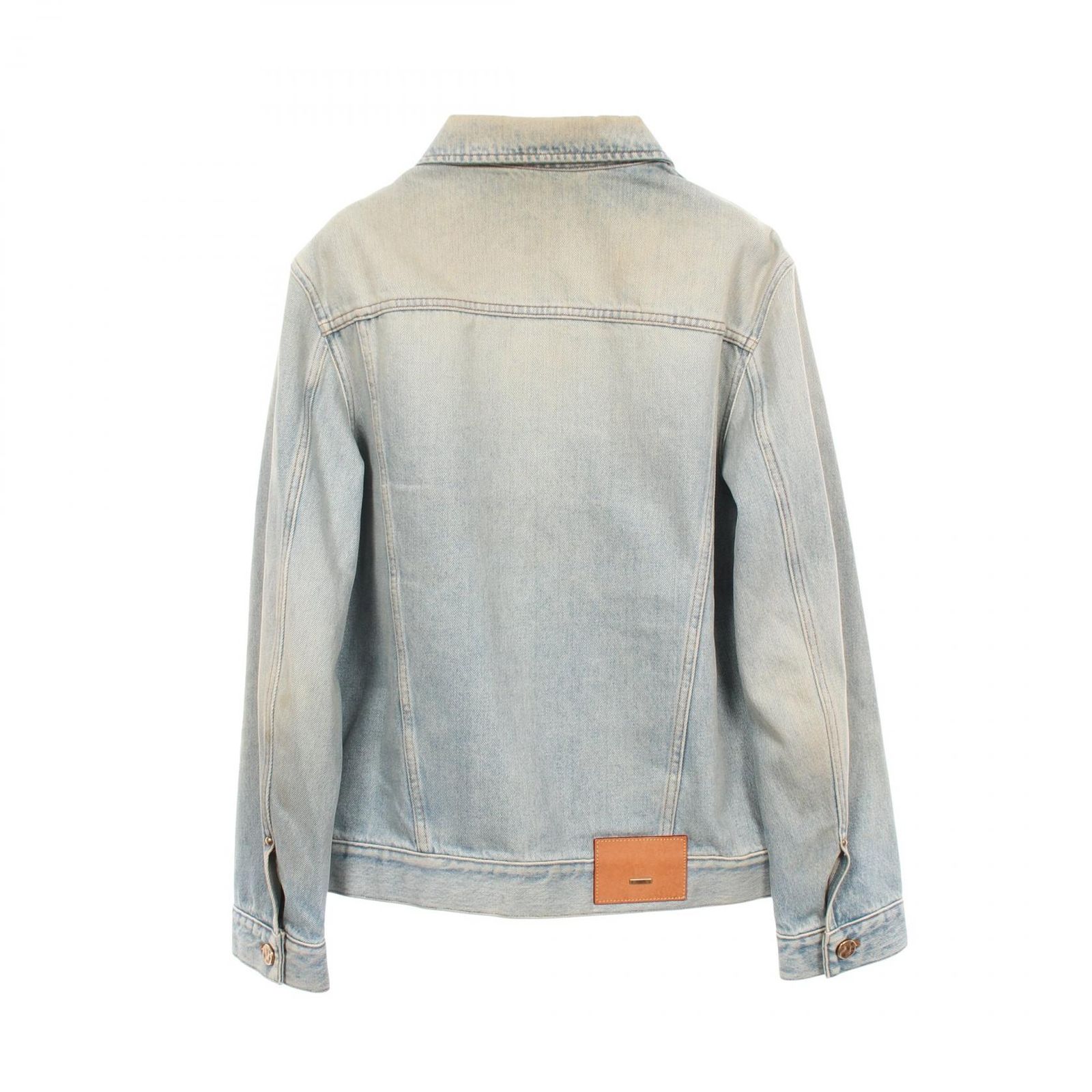 ルイ・ヴィトン LOUIS VUITTON デニムジャケット STAPLES EDITION HHA41WLVP コットン デニムジャケット メンズ Used B