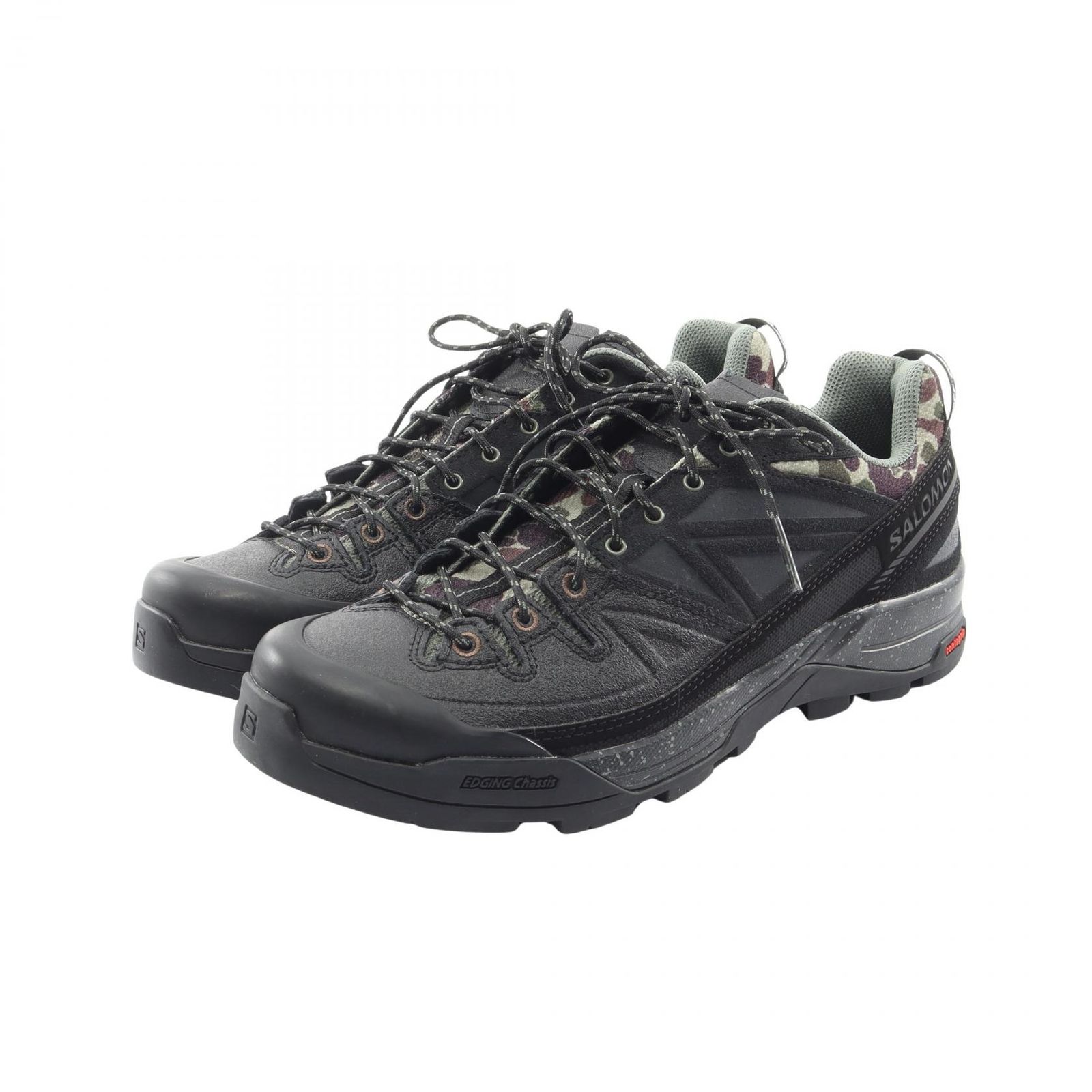 サロモン SALOMON スニーカー SALOMON × Carhartt WIP X-ALP カモフラージュ レザー スウェード × Carhartt スニーカー メンズ 未使用