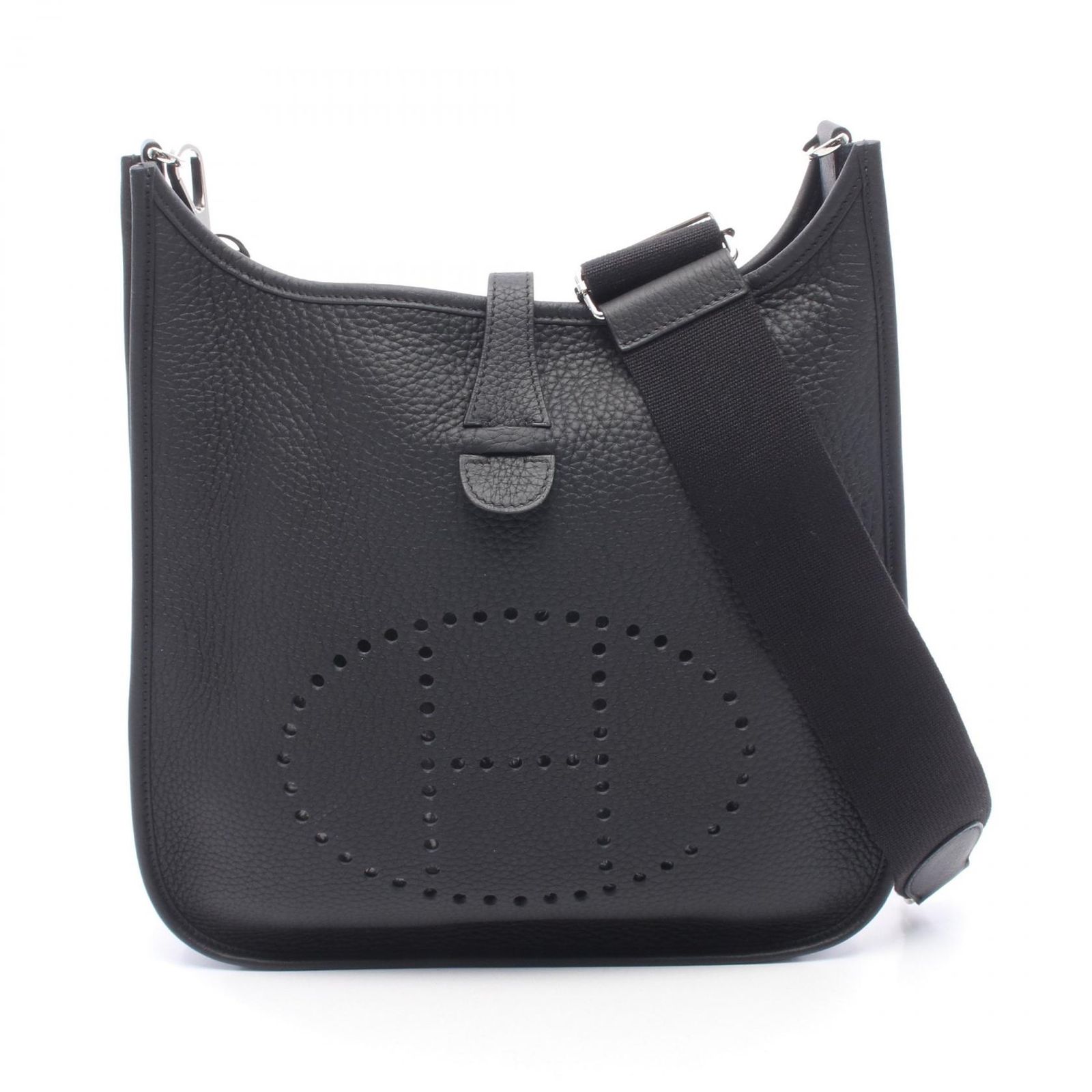 エルメス HERMES ショルダーバッグ エヴリン 3 トロワ PM ブラック レザー エヴリン3PM ブラック レディース Used A