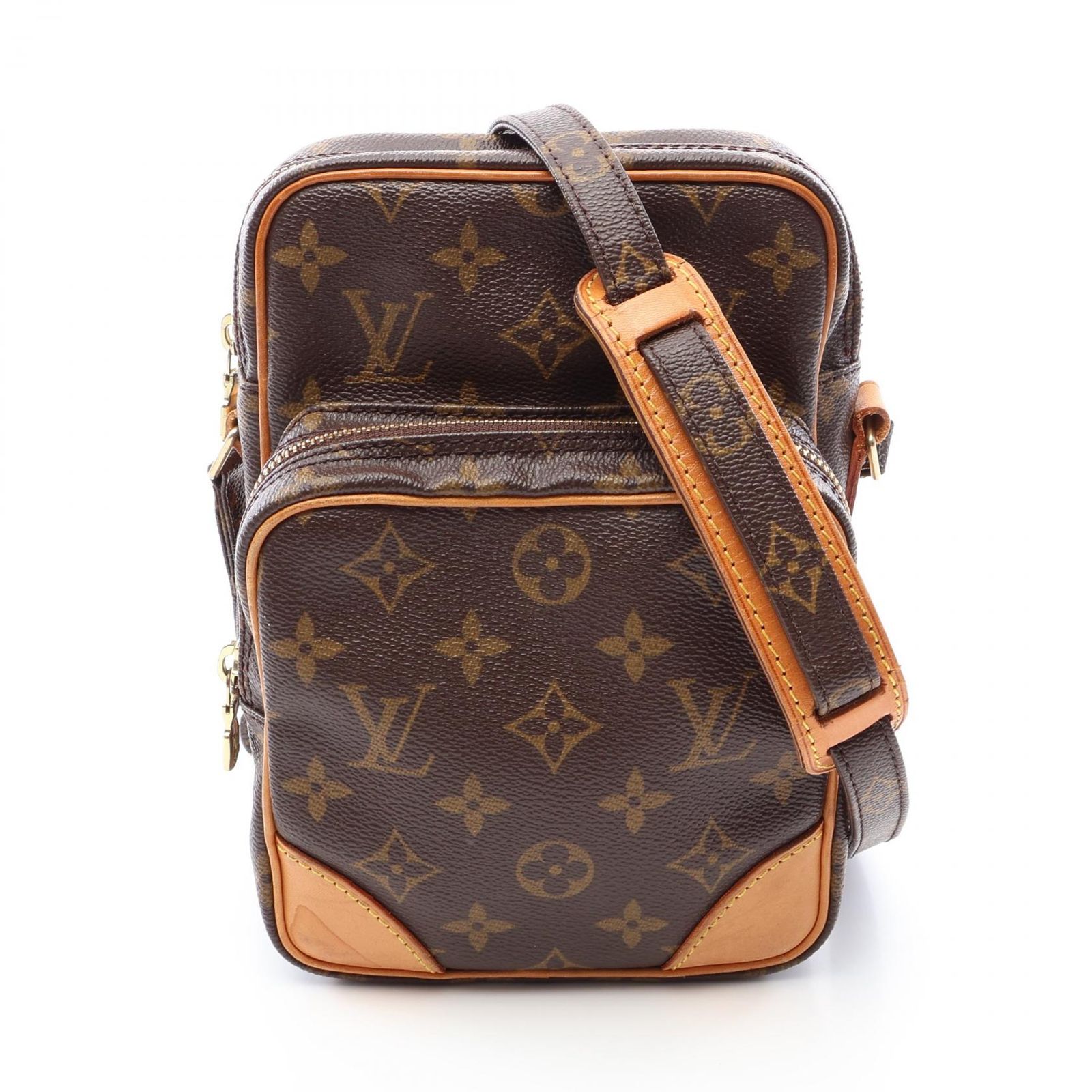 ルイ・ヴィトン LOUIS VUITTON ショルダーバッグ アマゾン M45236 PVCコーティングキャンバス レザー アマゾン レディース Used B