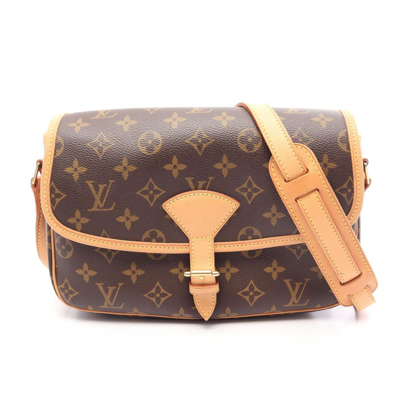 ルイ・ヴィトン LOUIS VUITTON ショルダーバッグ ソローニュ モノグラム M42250 PVCコーティングキャンバス レザー ソローニュ レディース Used A