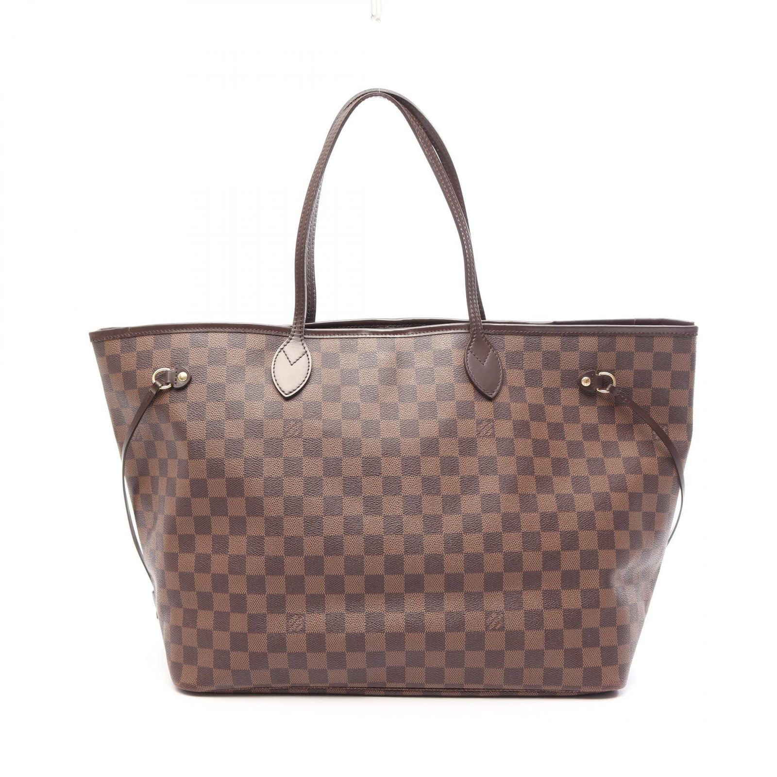 ルイ・ヴィトン LOUIS VUITTON トートバッグ ネヴァーフルGM ダミエエベヌ N51106 PVCコーティングキャンバス レザー ネヴァーフルGM レディース Used A